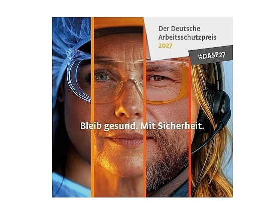 Hinweis auf dem Bewerbungsstart für den deutschen Arbeitsschutzpreis 2027